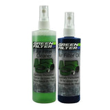Green Filter USA Cleaner and Synthetic Oil Kit; 12oz. Cleaner; 8oz. Oil (Blue) 2802
