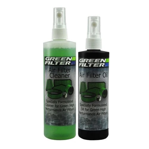 Green Filter USA Cleaner and Synthetic Oil Kit; 12oz. Cleaner; 8oz. Oil (Black) 2818