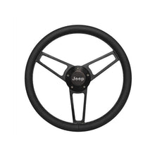 Load image into Gallery viewer, Grant Billet Series Leather Wheel; Jeep Horn Button; 1909