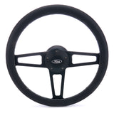 Grant T Series Blk Wheel FORD Logo/Install Kit 1917