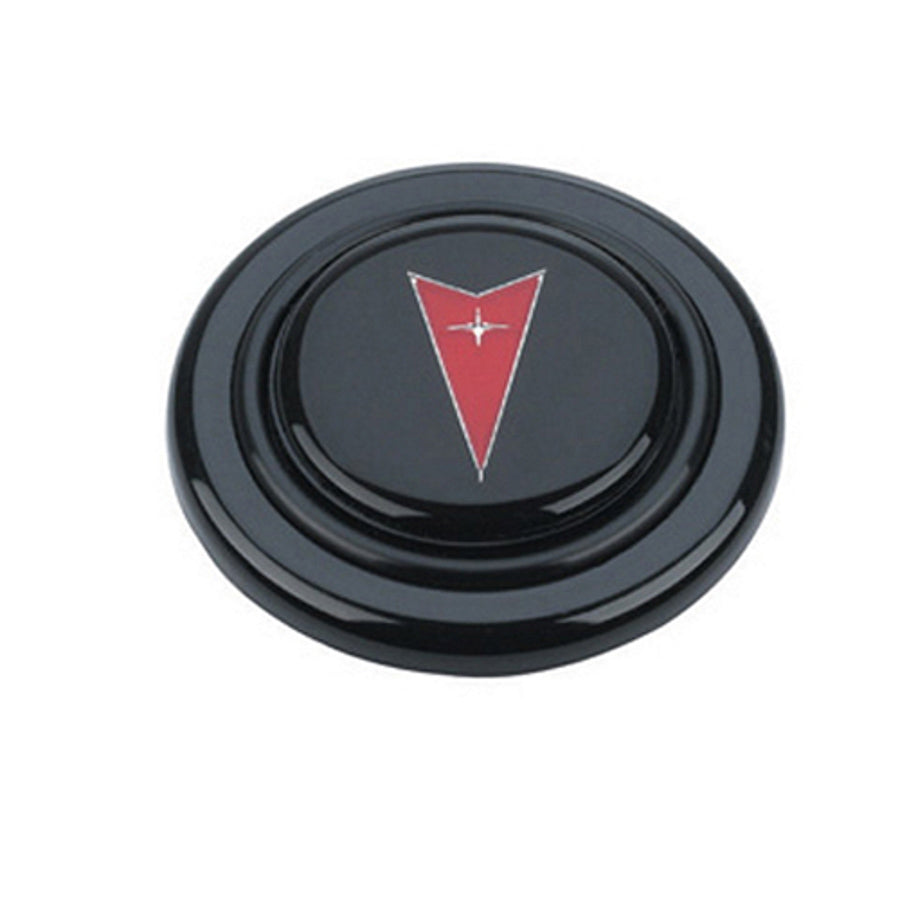 Grant GM Licensed Horn Button; Black Plastic; Pontiac®; Signature Wheels; 5655