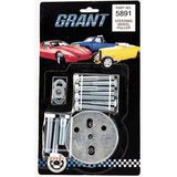 Grant Steering Wheel Puller; Chrome w/Grant Logo; 5891