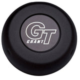 Grant Classic/Challenger Horn Button; Black w/Grant GT Logo; 5897