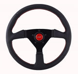 Grant Steering Wheel 13.75in Wrapped w/Red 625