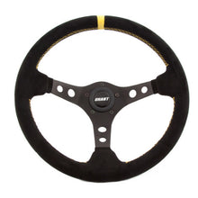 Load image into Gallery viewer, Grant Racing Steering Wheel; Black w/Yellow Marker; 3-Spoke Design; 697