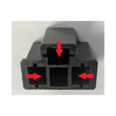 Adapter H4 Non-Standard Plug Pin-Out Swap Vehicles With Non-Standard 3 Prong Headlight Plugs or That Require a Pin Out Swap Premium RetroBright