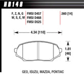 Hawk Performance Brake Pad 91-94 Miata Front DTC-30 HB148W.560