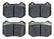 Hawk Performance Performance Street Brake Pads Perf Ceramic WRX HB914Z.580