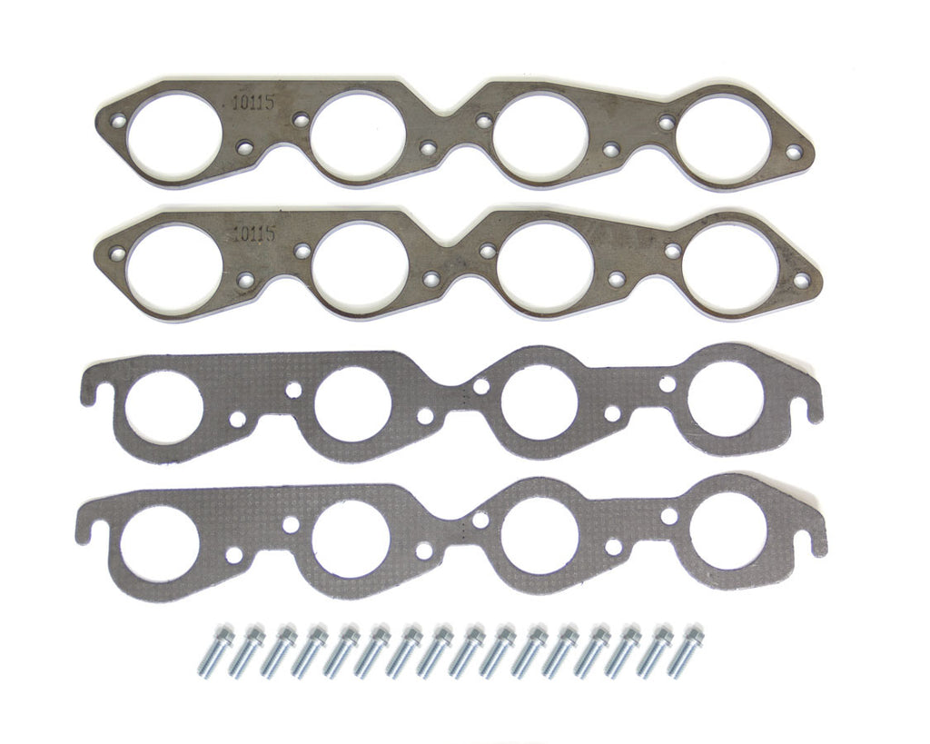 Hedman Hedders BB Chevy 2.5in Flanges Round Port 10115