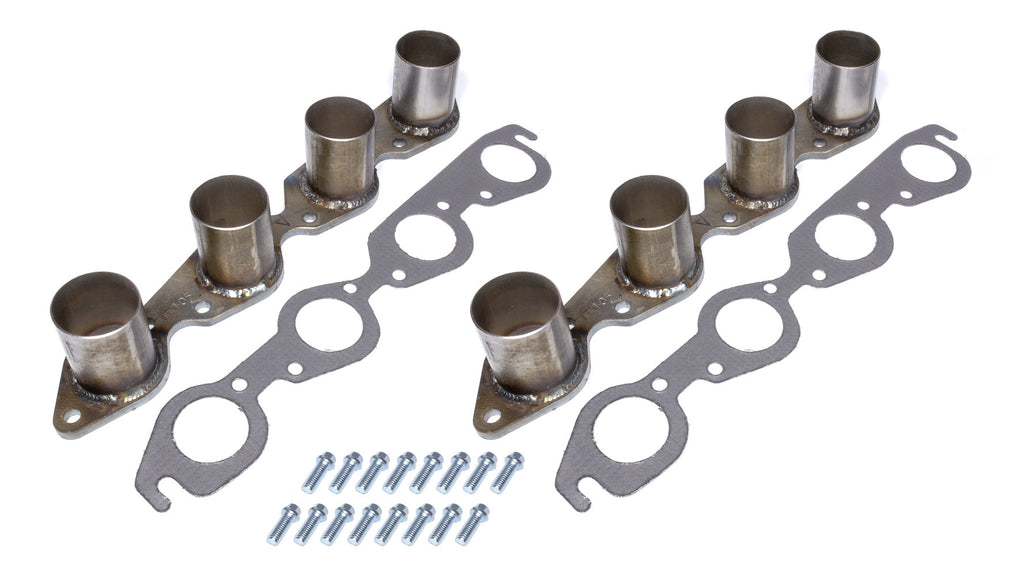Hedman Hedders Chev Big Block Flg W/Stu 2.25in Round Port 11105