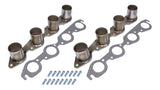 Hedman Hedders Chev Big Block Flg W/Stu 2.25in Round Port 11105