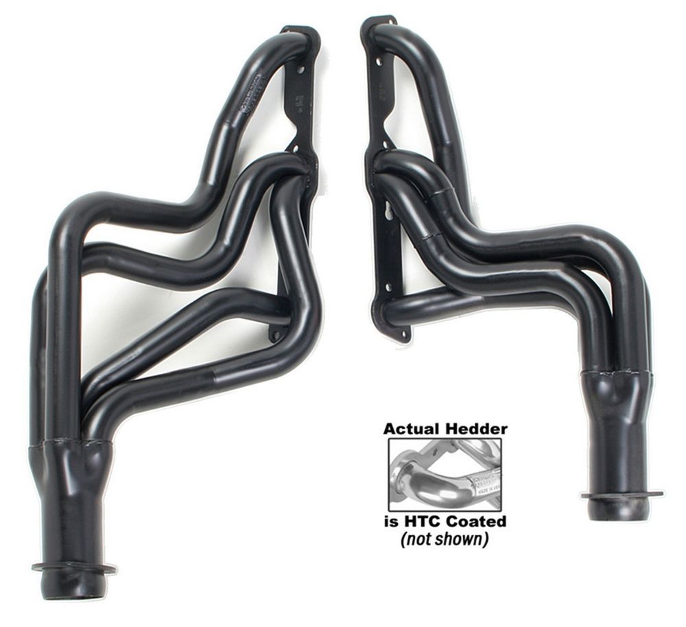 Hedman Hedders Silver Long-Tube Headers For 1964-72 Pontiac GTO, LeMans, Tempest w/ Pontiac V8 35266