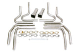 Hedman Hedders 2-1/4in BBC Weld UP Kit- 4in Weld On Collector 65675
