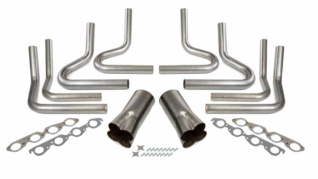 Hedman Hedders 2-1/2in BBC Weld Up Kit- 5in Weld On Collector 65685