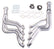 Hedman Hedders Silver Long-tube Headers For 64-77 Chevelle, 67-69 Camaro 396-502 68196