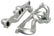 Hedman Hedders H.D. Silver Mid-Length Headers For 67-81 Camaro, G-Body w/283-400 68608