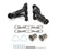 Hedman Hedders BLACK MID-LENGTH 1-3/4 IN. HEADERS For 67-87 C10 TRUCKS w/283-400 69023