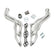 Hedman Hedders HD SILVER LONG-TUBE HEADERS For 88-95 5.0-5.7L GM 2WD/4WD TRUCKS Without A.I.R. 69840