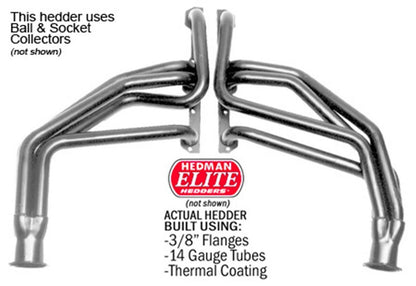 Hedman Hedders HD Silver Long-Tube Headers For 67-91 GM 283-400 2WD/4WD Trucks 69890