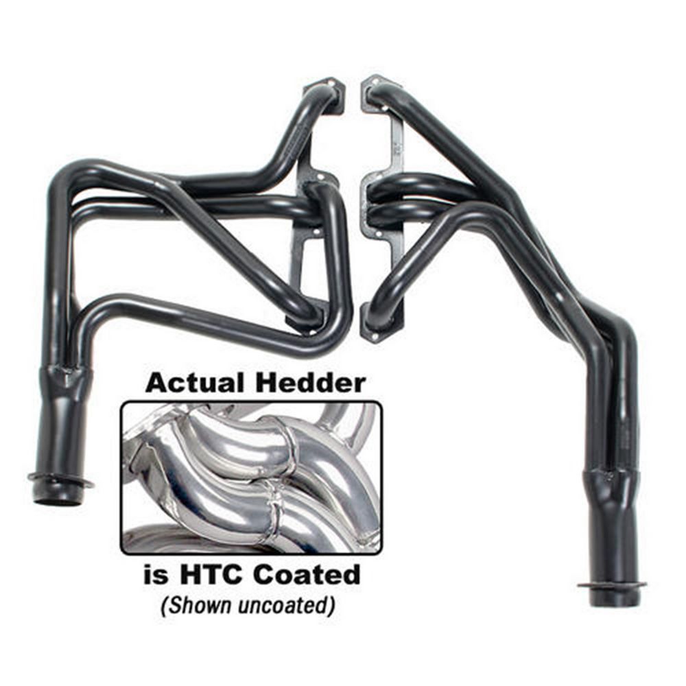Hedman Hedders HTC Coated Headers; 1-5/8 in. Tube Dia.; 3 in. Coll.; FULL LENGTH Design 78056