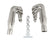 Hooker Hooker Racingheart 3-Step Dragster Headers - Chrome 2502-6HKR