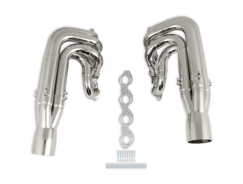 Hooker BBC Dragster Headers Downswept 3-Step Chrome 2502-6HKR