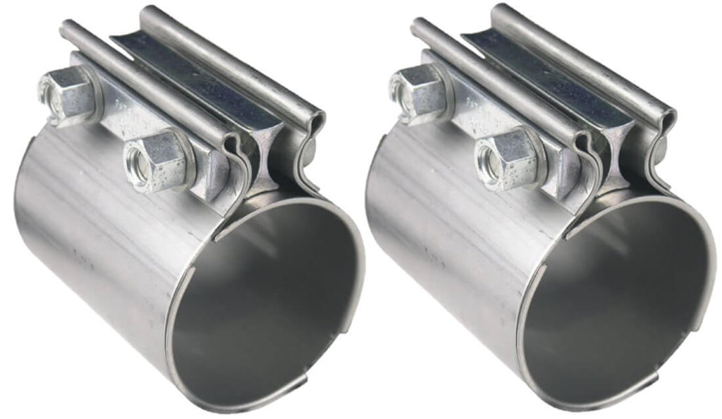 Hooker Exhaust Coupler Clamps 2-1/2 SS 2pk 41172HKR