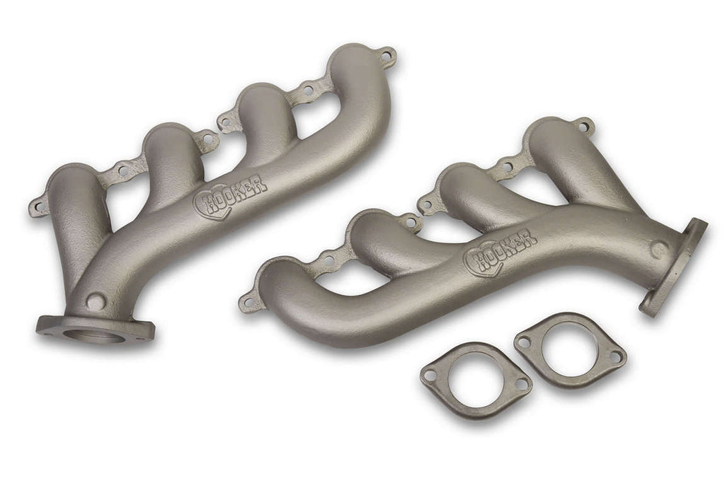 Hooker GM LS Cast Iron Exhaust Manifolds Ti- Finish 8501-4HKR