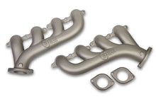 Load image into Gallery viewer, Hooker GM LS Cast Iron Exhaust Manifolds Ti- Finish 8501-4HKR