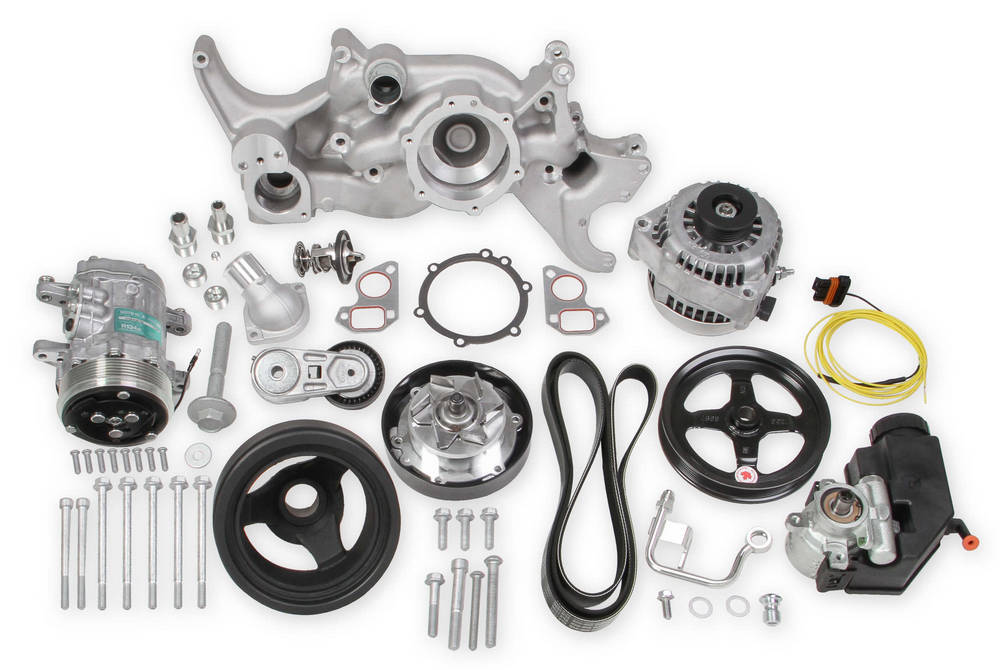 Holley LS Mid-Mount Complete Engine Accessory System 20-185