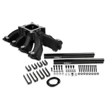 Load image into Gallery viewer, Holley Single Plane EFI  Split-Design Race Intake Manifold- GM LS1/LS2/LS6-Black 300-255BK