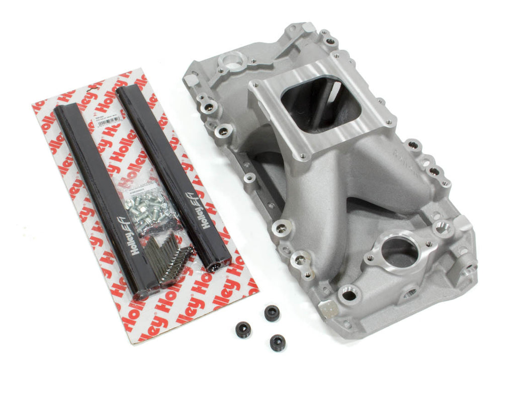 Holley BBC EFI O/P Intake Manifold w/4150 Flange 300-561