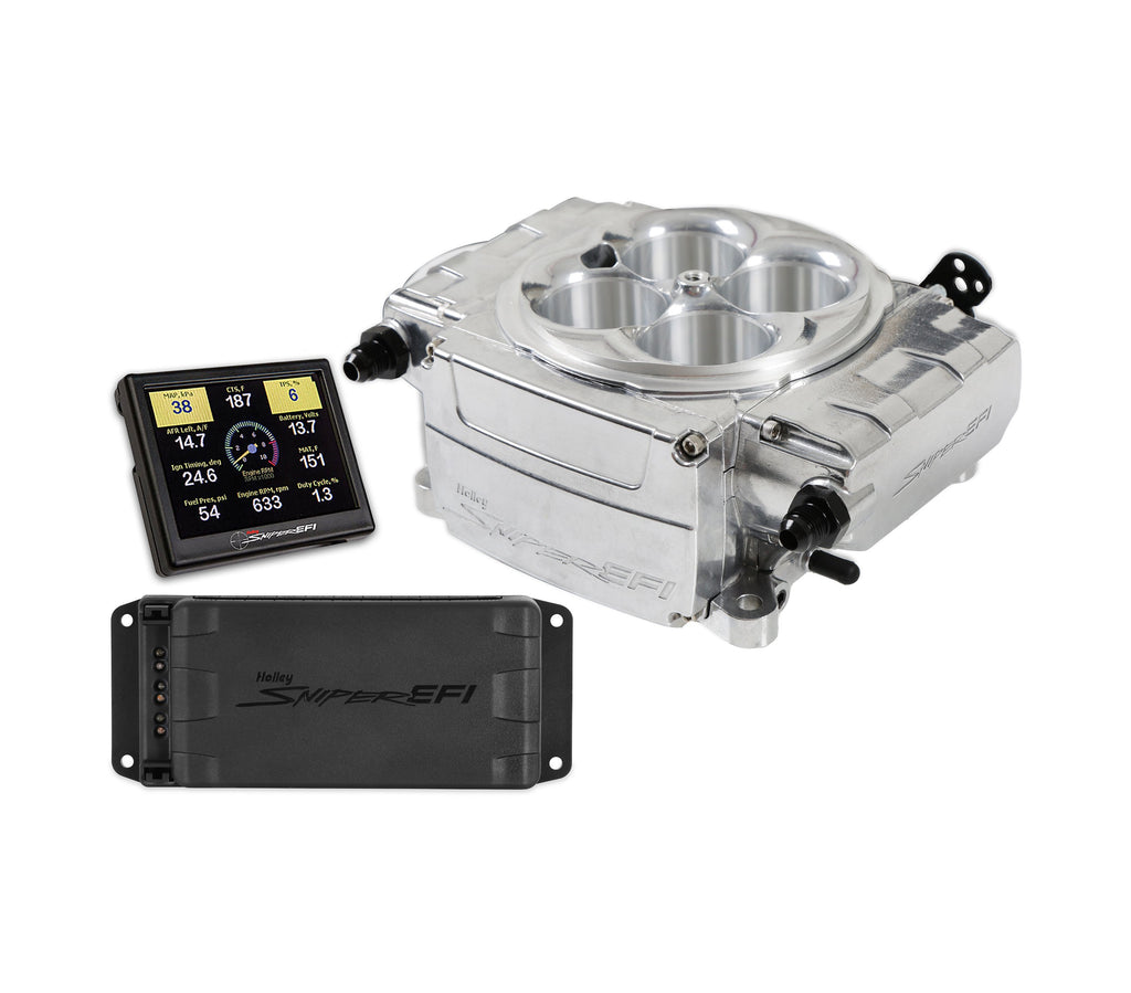 Holley Sniper 2 EFI Kit Polished w/PDM 550-510-3PX