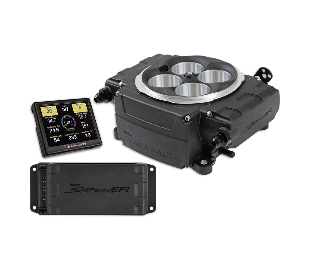 Holley Sniper 2 EFI Kit Black w/PDM 550-511-3PX