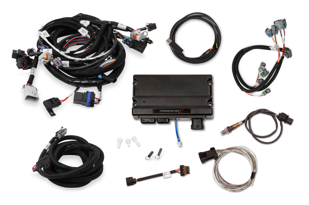 Holley EFI Terminator X MPFI Kit GM LS1 w/EV6 Inj Harness 550-909T