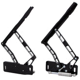 CVF Racing Black Diamond billet hood hinges for 1967 to 1969 Chevrolet Camaro, part BD-HOOD-HINGE-KIT-69C-SS