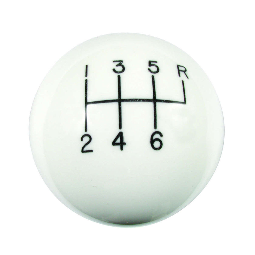 Hurst F-Body 6-Speed White Classic Shift Knob 1630016