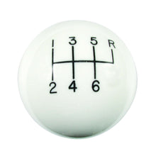 Load image into Gallery viewer, Hurst Classic 6-Speed Shift Knob White (3/8-16) 1630040