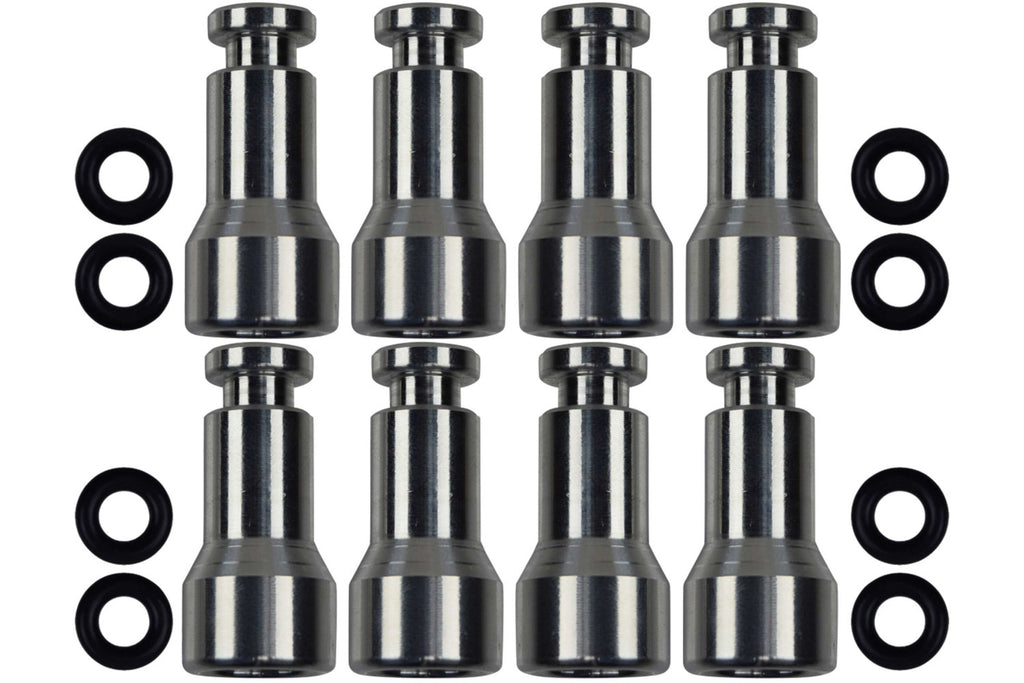 ICT Billet Fuel Injector Spacer 8pc Set LS1 LS6 551348