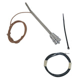 IDIDIT Turn Lever w/Button Polished 3100006154