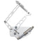 CVF Racing Polished or C3 Ceramic Clear Coat hood hinges for 1978 to 1979 Ford Bronco, HOOD-HINGE-KIT-79FB-SS
