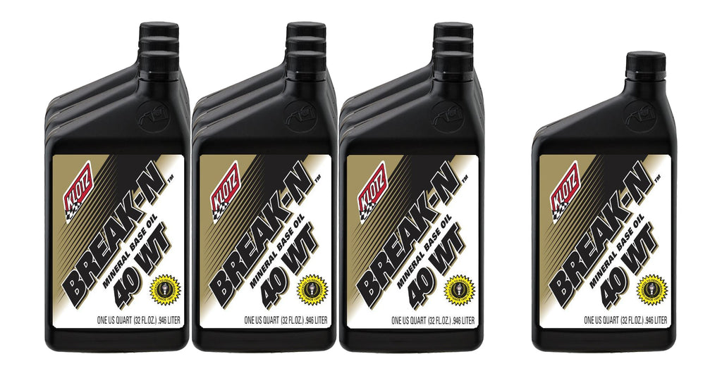 Klotz Oil Break-N Mineral Base Oil 40WT Case 1 Quart KE-903