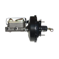Leed Brakes 9 inch power brake booster with bracket, 1 inch bore master cylinder (Black) 034