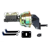 Leed Brakes 8 inch dual power booster, 1 inch bore master (Zinc) A84