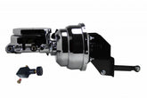 Leed Brakes 8 inch dual power booster, 1 inch bore master adjustable valve (Chrome) A9F05