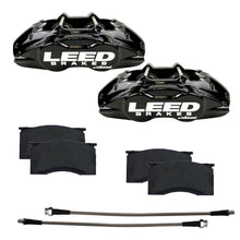 Load image into Gallery viewer, Leed Brakes 64-67 Mustang Brake Caliper/Pad Kit Black BCC0005