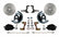 Leed Brakes Spindle Kit with Drilled Rotors  and Black Powder Coated Calipers BFC1002SMX