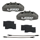 Leed Brakes 64-67 Mustang Brake Caliper/Pad Kit Anodized CC0005