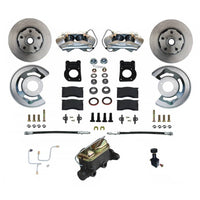 Leed Brakes Manual Front Kit with Plain Rotors and Zinc Plated Calipers FC0001-405