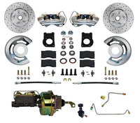 Leed Brakes Power Front Kit with Plain Rotors and Zinc Plated Calipers FC0001-H405M